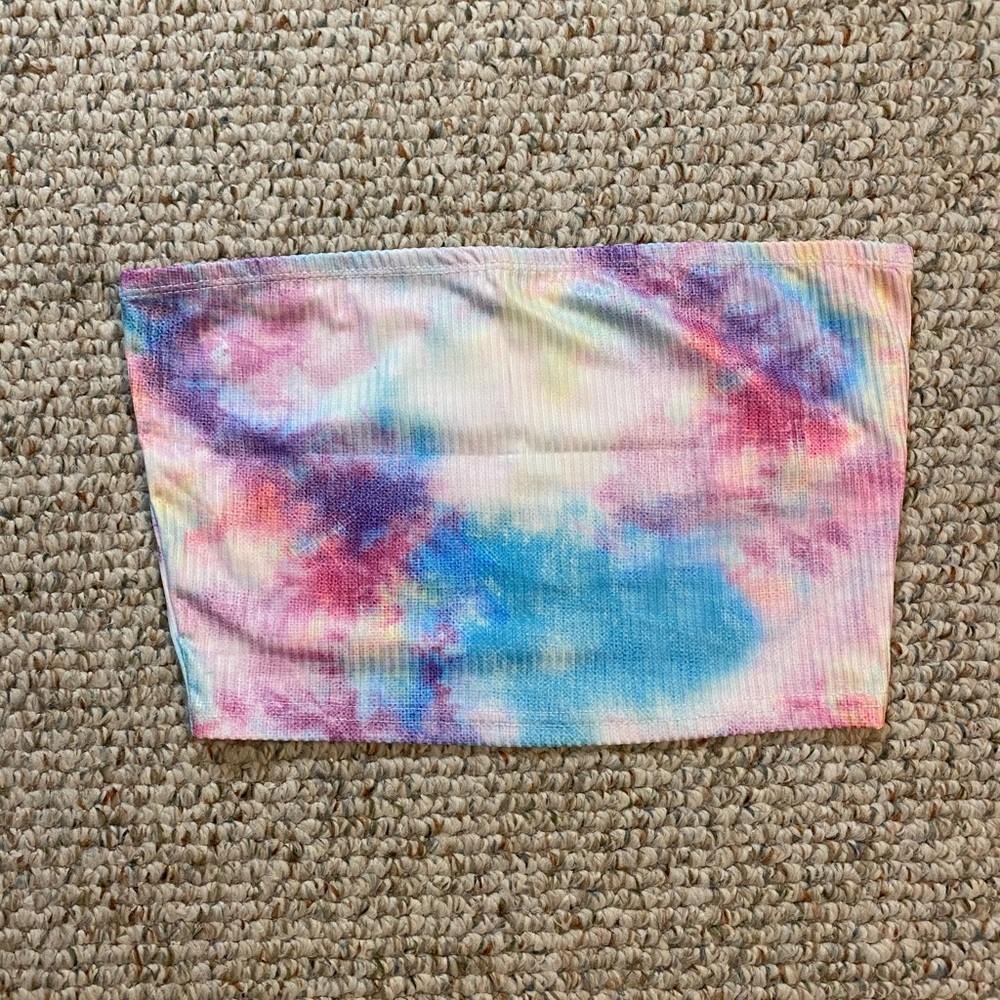 Tie dye tube top